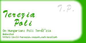 terezia poli business card